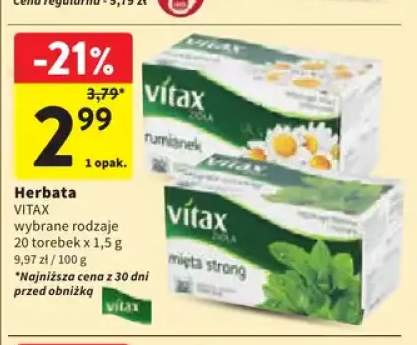 Herbata Vitax rumianek +1 wariant