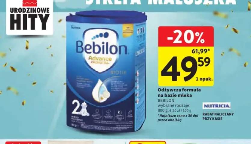 Odżywcza formuła na bazie mleka Bebilon