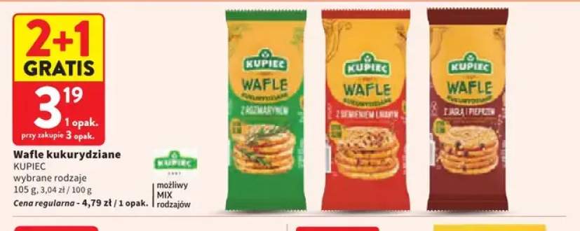 Wafle kukurydziane Kupiec