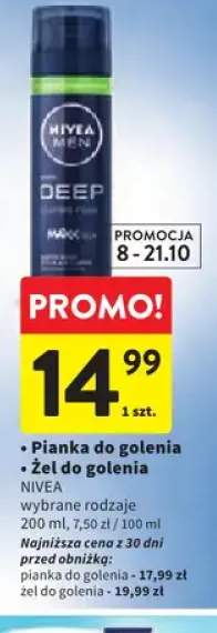 Żel do golenia Nivea +1 wariant