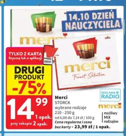 Czekoladki Merci