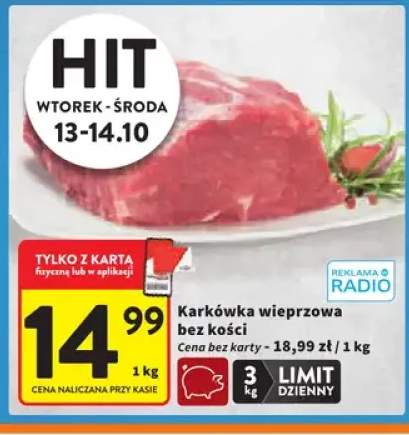 Karkówka wieprzowa bez kości
