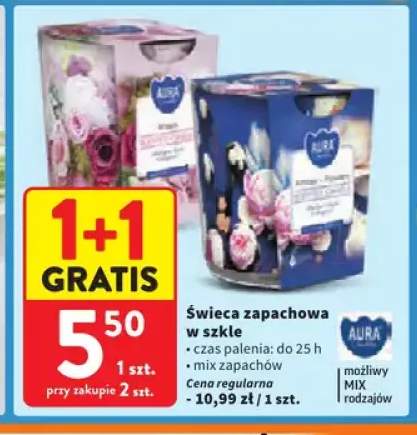 Świeca zapachowa w szkle Aura