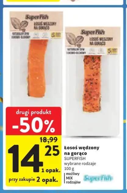 Łosoś wędzony na gorąco SuperFish