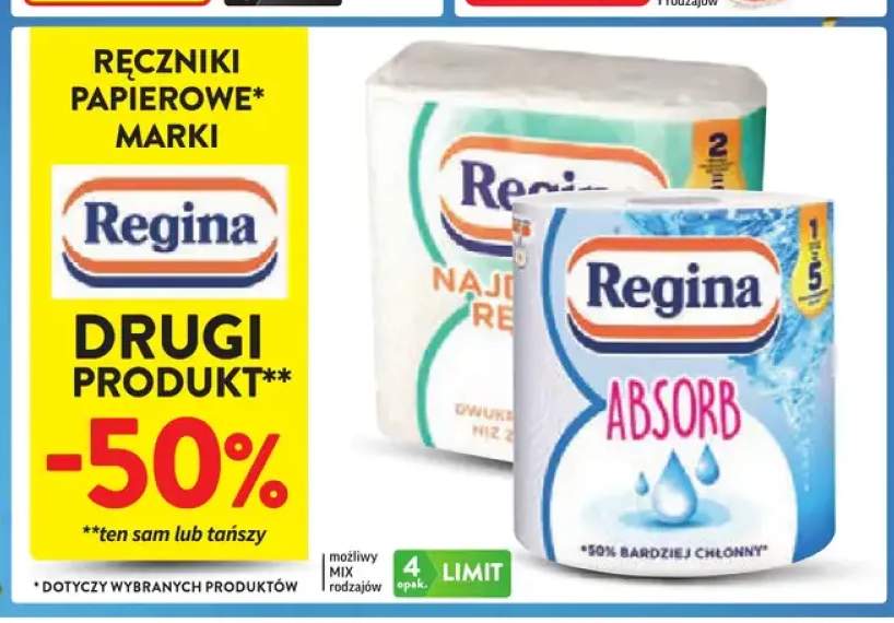Ręcznik papierowy Regina Najdłuższy +1 wariant