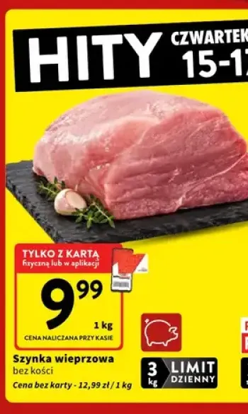 Szynka wieprzowa bez kości