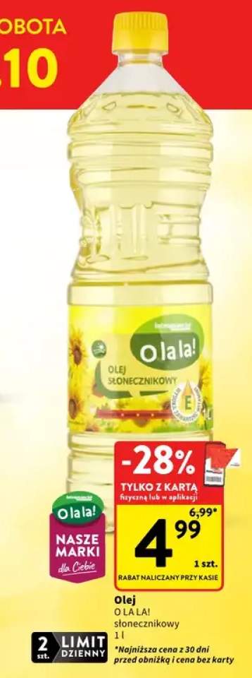 Olej słonecznikowy O la la!