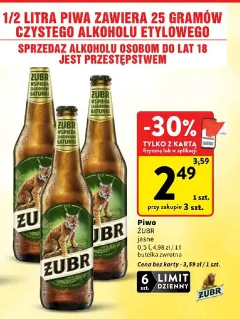 Piwo Żubr