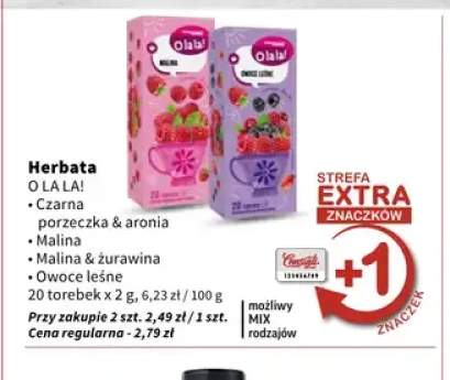 Herbata O la la! czarna porzeczka & aronia +3 warianty