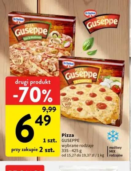 Pizza Guseppe Ham & Mushroom Dr. Oetker +1 wariant
