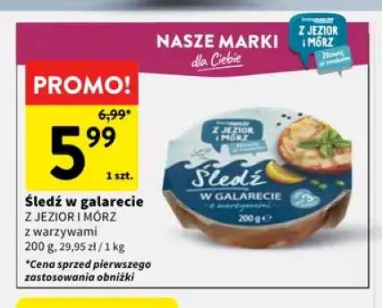 Śledź w galarecie z warzywami Z Jezior i Mórz