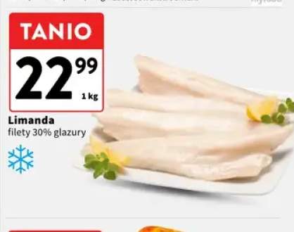 Limanda filety 30% glazury