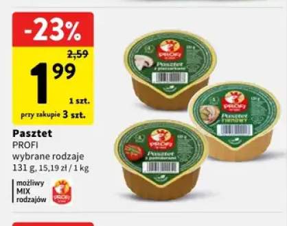 Pasztet Profi z pieczarkami +2 warianty