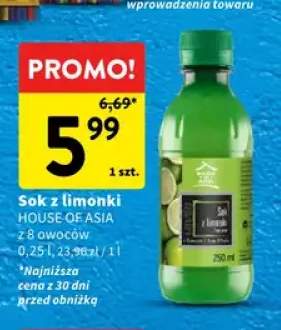 Sok z limonki z 8 owoców House of Asia