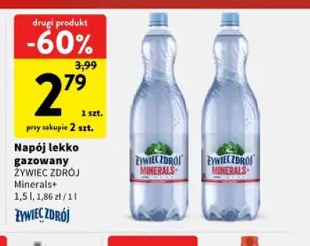 Napój lekko gazowany Żywiec Zdrój Minerals+