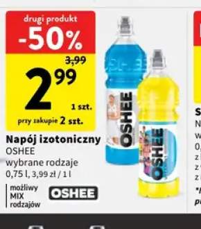 Napój izotoniczny Oshee
