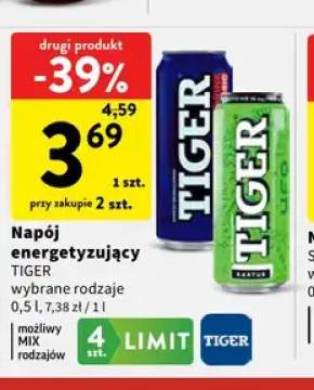 Napój energetyzujący Tiger Classic +1 wariant