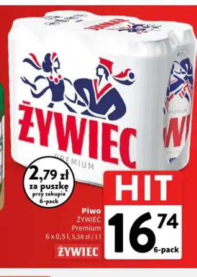 Piwo Żywiec Premium 6-pak