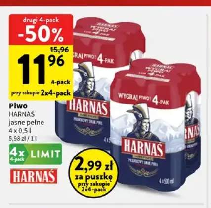Piwo Harnaś 4-pak