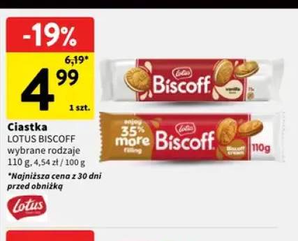 Ciastka Lotus Biscoff vanilla +1 wariant