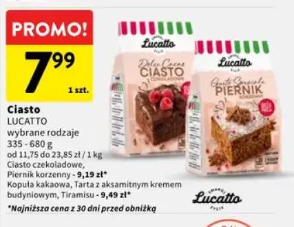 Ciasto czekoladowe Lucatto +4 warianty