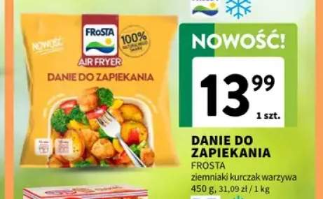 Danie do zapiekania ziemniaki kurczak warzywa Frosta