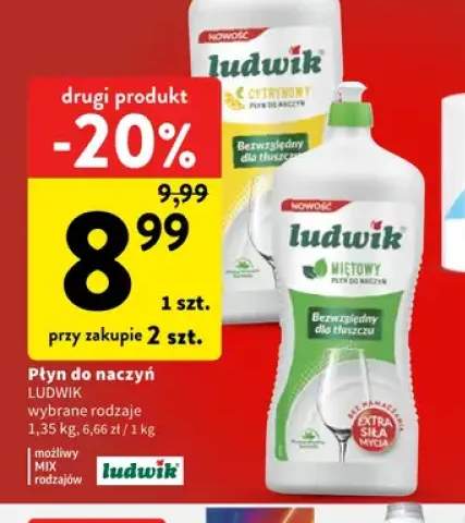 Płyn do naczyń Ludwik cytrynowy +1 wariant