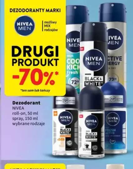 Dezodorant roll-on Nivea Men +1 wariant