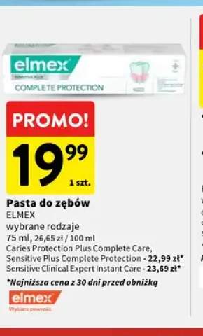Pasta do zębów Elmex Caries Protection Plus Complete Care +2 warianty