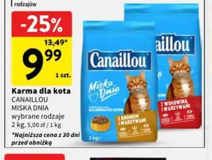 Karma dla kota Canaillou Miska Dnia z drobiem i warzywami +1 wariant