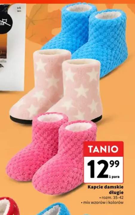 Kapcie damskie długie