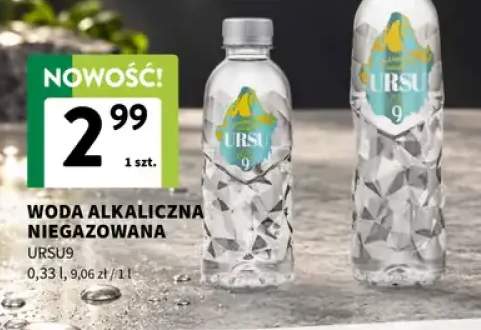 Woda niegazowana alkaliczna URSU9