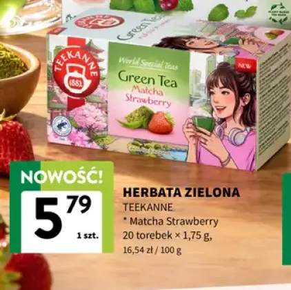 Herbata zielona Matcha Strawberry Teekanne