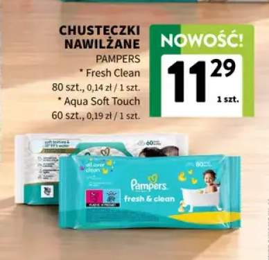 Chusteczki nawilżane Pampers Fresh Clean +1 wariant