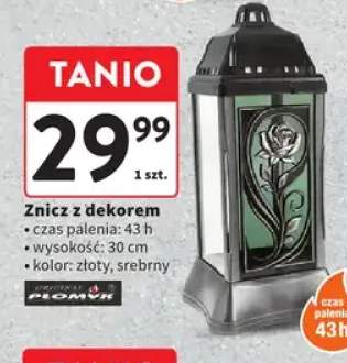 Znicz z dekorem Płomyk