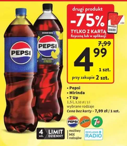 Napój gazowany Pepsi +2 warianty