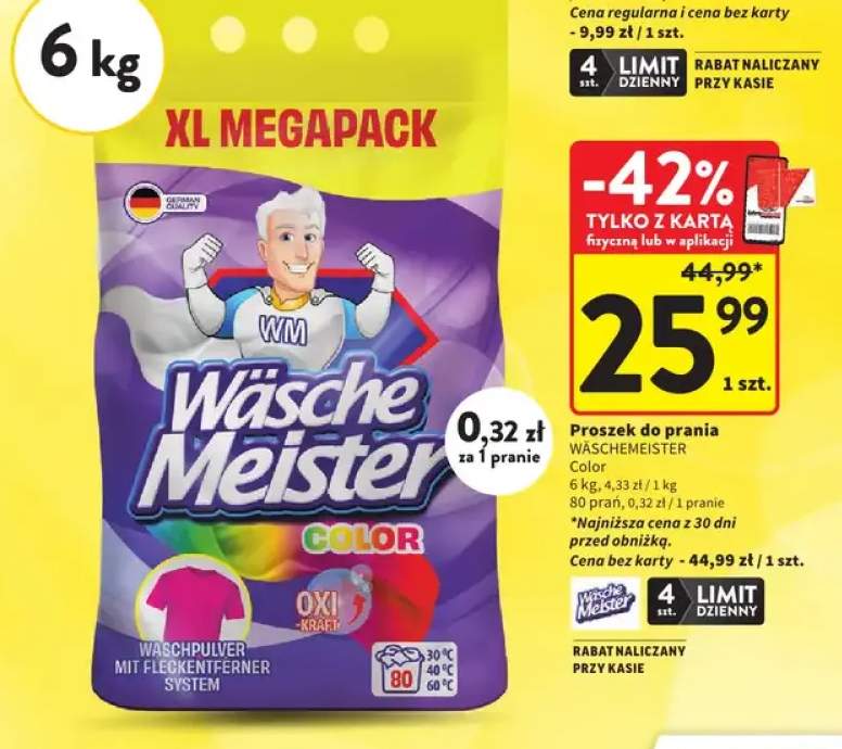 Proszek do prania Color WäscheMeister