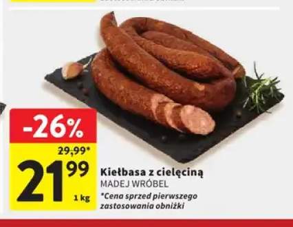 Kiełbasa z cielęciną Madej Wróbel