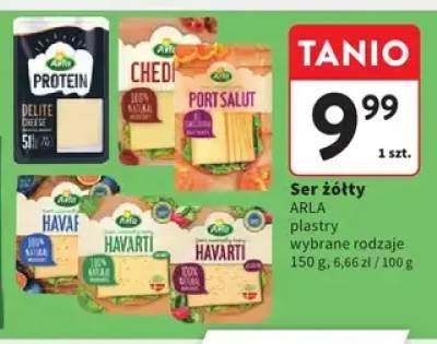 Ser żółty w plastrach Arla