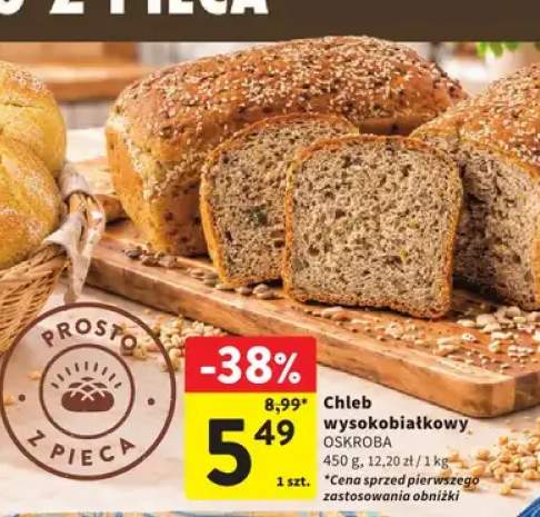 Chleb wysokobiałkowy Oskroba
