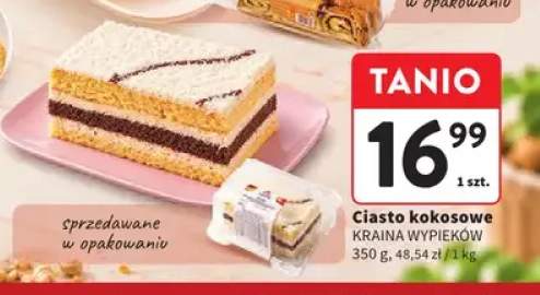 Ciasto kokosowe Kraina Wypieków