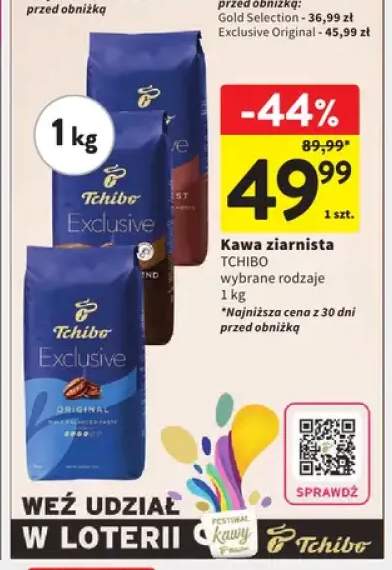 Kawa ziarnista Tchibo Exclusive Original +1 wariant