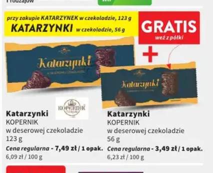 Katarzynki w deserowej czekoladzie Kopernik