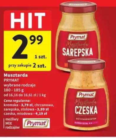 Musztarda chrzanowa Prymat +5 wariantów