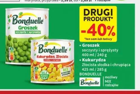 Groszek soczysty i sprężysty Bonduelle +1 wariant