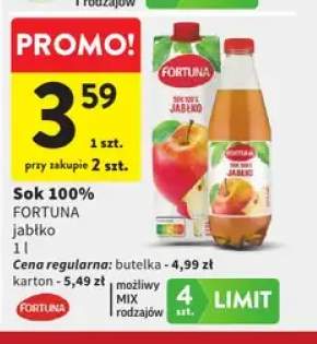 Sok jabłko Fortuna 100%