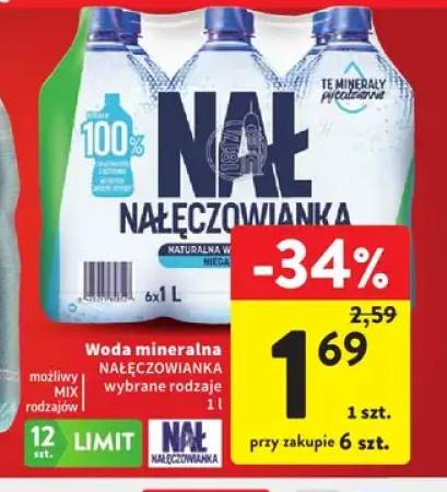 Woda mineralna Nałęczowianka