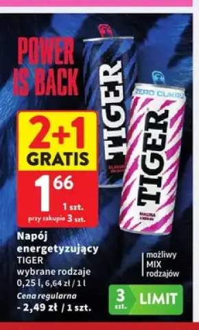 Napój energetyzujący Tiger