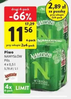 Piwo Namysłów Pils 4-pak
