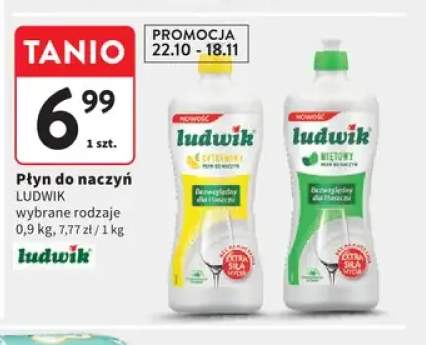 Płyn do naczyń cytrynowy Ludwik +1 wariant
